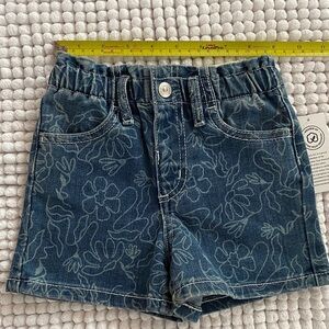 Epic Threads Blue Floral Kids Denim Shorts